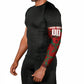Personalized Morocco Football Arm Sleeves Atlas Lion Grunge Star Mascot