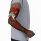 Personalized Morocco Football Arm Sleeves Atlas Lion Grunge Star Mascot