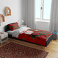 Personalized Morocco Football Bedding Set Atlas Lion Grunge Star Mascot