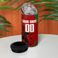 Personalized Morocco Football 4 in 1 Can Cooler Tumbler Atlas Lion Grunge Star Mascot