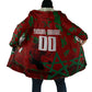 Personalized Morocco Football Cloak Atlas Lion Grunge Star Mascot
