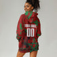 Personalized Morocco Football Hoodie Dress Atlas Lion Grunge Star Mascot