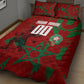 Personalized Morocco Football Quilt Bed Set Atlas Lion Grunge Star Mascot