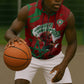 Personalized Morocco Football Sleeveless Zip Hoodie Atlas Lion Grunge Star Mascot