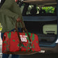 Personalized Morocco Football Travel Bag Atlas Lion Grunge Star Mascot