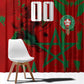 Personalized Morocco Football Window Curtain Atlas Lion Grunge Star Mascot