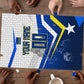 Personalized Curacao Football Marlin Mascot Puzzle Caribbean Flag Colors Geometric Blue