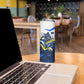Personalized Curacao Football Marlin Mascot Skinny Tumbler Caribbean Flag Colors Geometric Blue