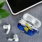Personalized Curacao Football AirPods Case Marlin Mascot Blue National Flag Accents