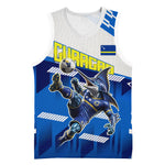 Personalized Curacao Football Basketball Jersey Marlin Mascot Blue National Flag Accents