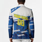 Personalized Curacao Football Blazer Marlin Mascot Blue National Flag Accents