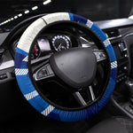 Curacao Football Steering Wheel Cover Marlin Mascot Blue National Flag Accents