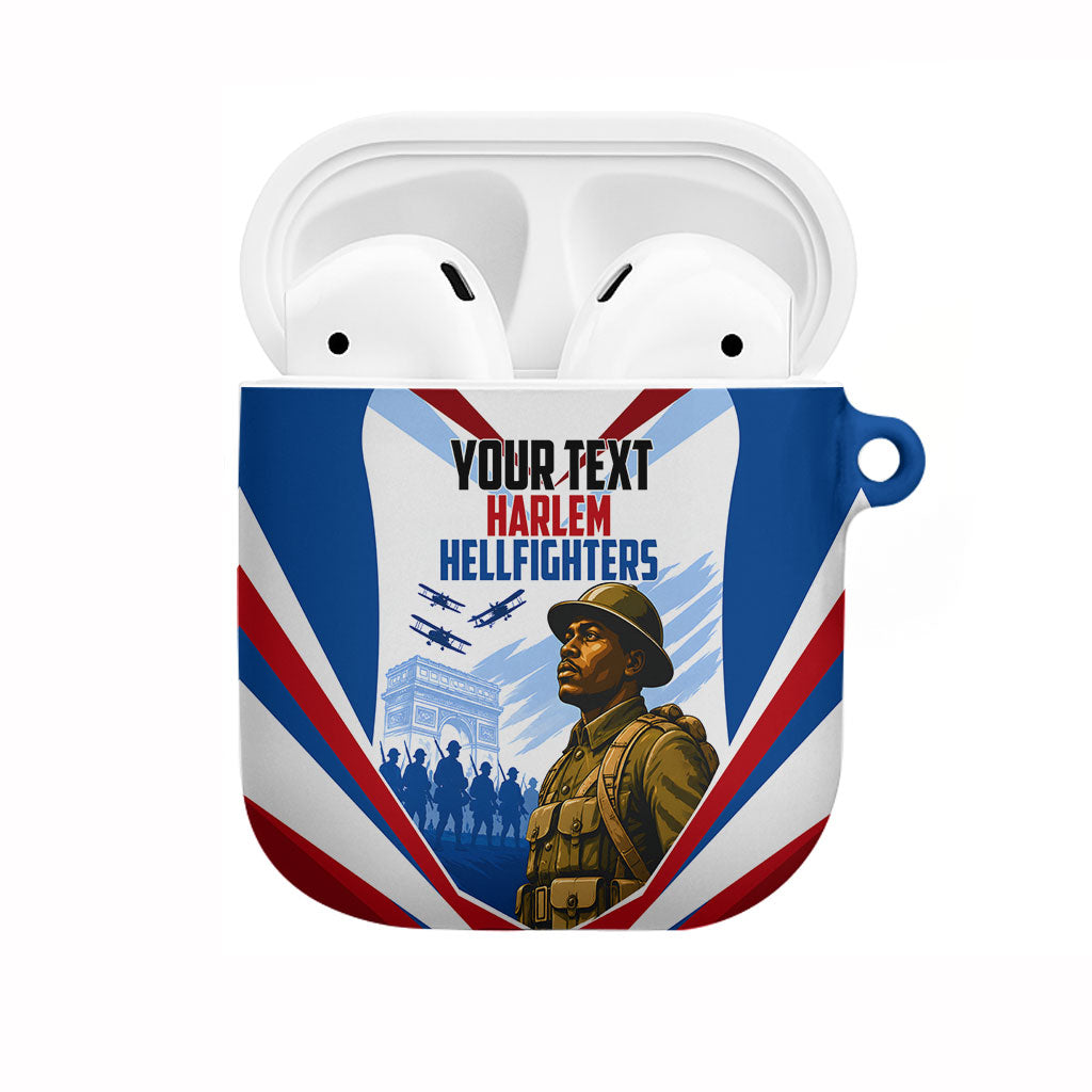 Personalized Harlem Hellfighters AirPods Case Vintage WWI Military History Patriotic Art