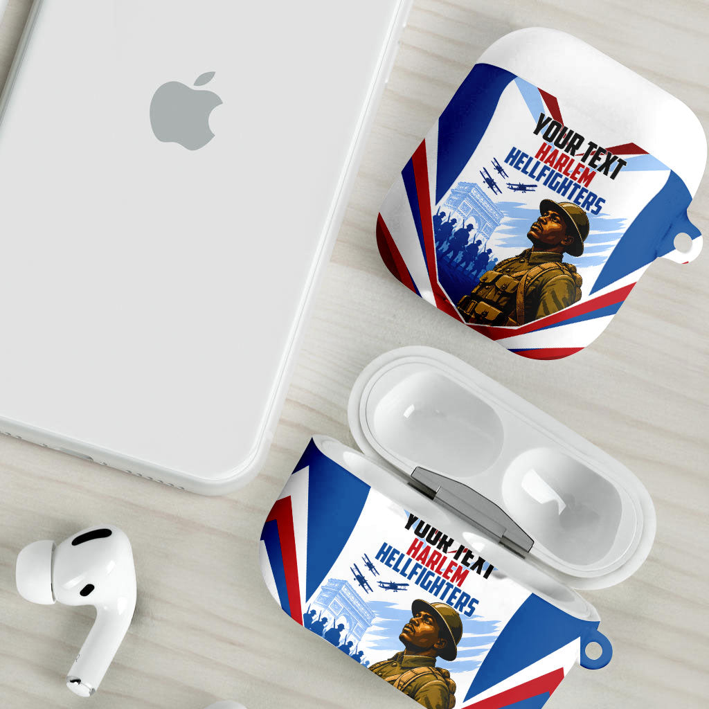 Personalized Harlem Hellfighters AirPods Case Vintage WWI Military History Patriotic Art