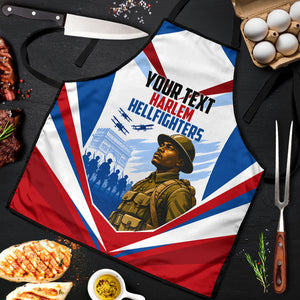 Personalized Harlem Hellfighters Apron Vintage WWI Military History Patriotic Art