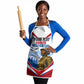 Personalized Harlem Hellfighters Apron Vintage WWI Military History Patriotic Art