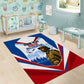 Personalized Harlem Hellfighters Area Rug Vintage WWI Military History Patriotic Art