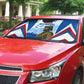 Personalized Harlem Hellfighters Auto Sun Shade Vintage WWI Military History Patriotic Art