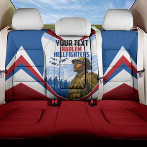 Personalized Harlem Hellfighters Back Car Seat Cover Vintage WWI Military History Patriotic Art