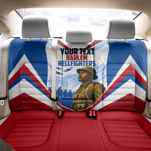 Personalized Harlem Hellfighters Back Car Seat Cover Vintage WWI Military History Patriotic Art