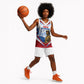 Personalized Harlem Hellfighters Basketball Jersey Vintage WWI Military History Patriotic Art