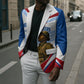 Personalized Harlem Hellfighters Blazer Vintage WWI Military History Patriotic Art
