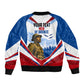 Personalized Harlem Hellfighters Bomber Jacket Vintage WWI Military History Patriotic Art
