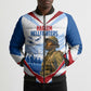 Personalized Harlem Hellfighters Bomber Puffer Jacket Vintage WWI Military History Patriotic Art