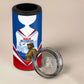Personalized Harlem Hellfighters 4 in 1 Can Cooler Tumbler Vintage WWI Military History Patriotic Art