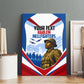 Personalized Harlem Hellfighters Canvas Wall Art Vintage WWI Military History Patriotic Art