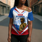 Personalized Harlem Hellfighters Cross Shoulder Shirt Vintage WWI Military History Patriotic Art