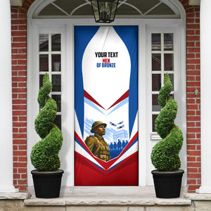 Personalized Harlem Hellfighters Door Cover Vintage WWI Military History Patriotic Art