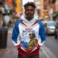 Personalized Harlem Hellfighters Hoodie Vintage WWI Military History Patriotic Art