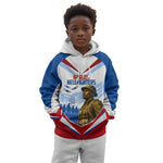 Personalized Harlem Hellfighters Kid Hoodie Vintage WWI Military History Patriotic Art