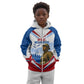 Personalized Harlem Hellfighters Kid Hoodie Vintage WWI Military History Patriotic Art