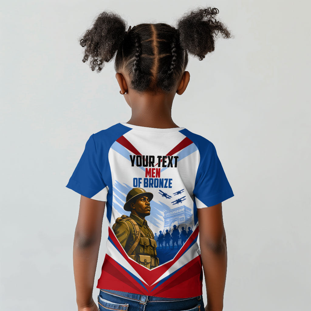 Personalized Harlem Hellfighters Kid T shirt Vintage WWI Military History Patriotic Art
