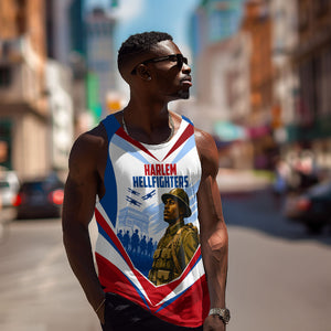Personalized Harlem Hellfighters Men Tank Top Vintage WWI Military History Patriotic Art