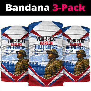 Personalized Harlem Hellfighters Neck Gaiter Vintage WWI Military History Patriotic Art