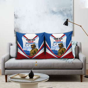 Personalized Harlem Hellfighters Pillow Cover Vintage WWI Military History Patriotic Art