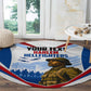 Personalized Harlem Hellfighters Round Carpet Vintage WWI Military History Patriotic Art