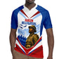 Personalized Harlem Hellfighters Rugby Jersey Vintage WWI Military History Patriotic Art
