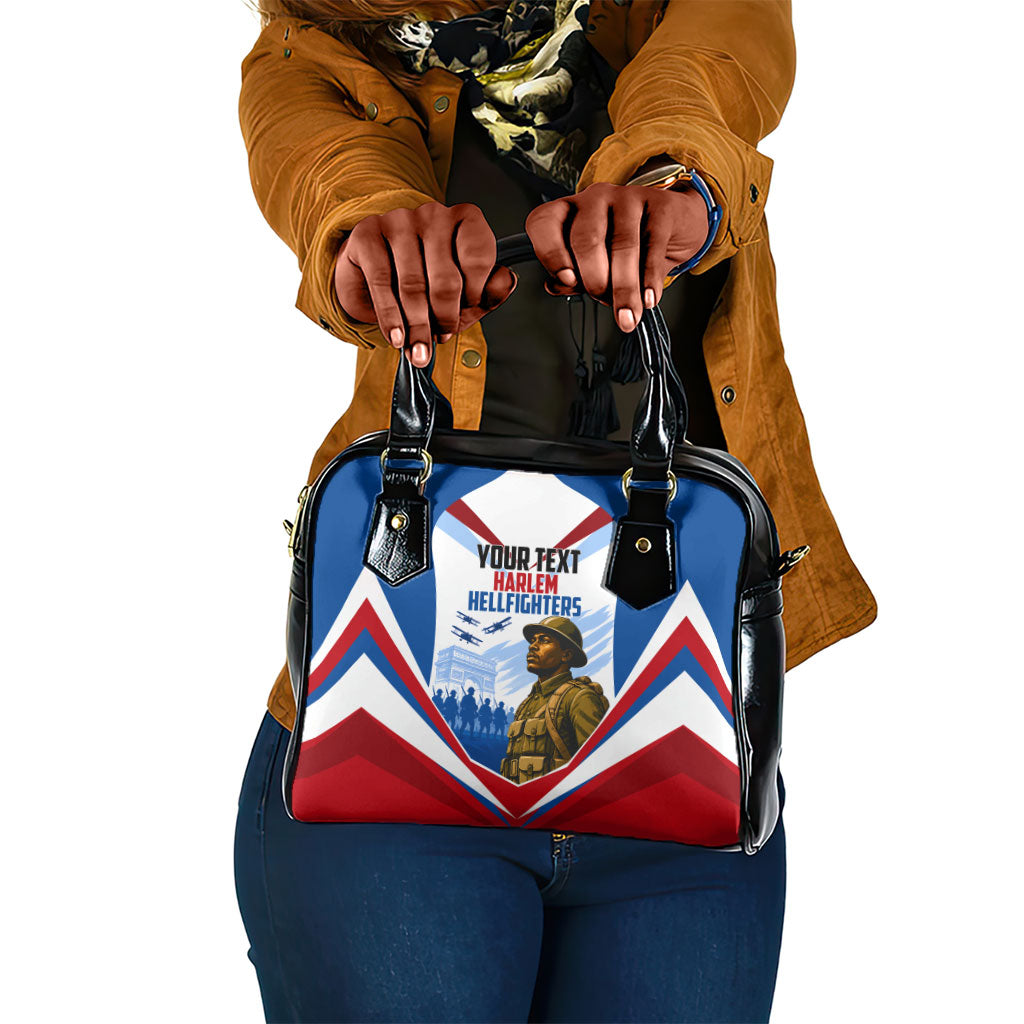 Personalized Harlem Hellfighters Shoulder Handbag Vintage WWI Military History Patriotic Art