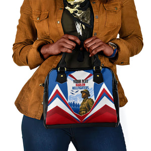 Personalized Harlem Hellfighters Shoulder Handbag Vintage WWI Military History Patriotic Art