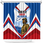Personalized Harlem Hellfighters Shower Curtain Vintage WWI Military History Patriotic Art