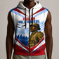 Personalized Harlem Hellfighters Sleeveless Zip Hoodie Vintage WWI Military History Patriotic Art