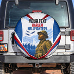 Personalized Harlem Hellfighters Spare Tire Cover Vintage WWI Military History Patriotic Art