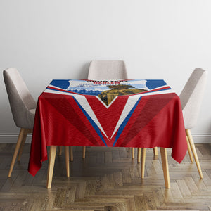 Personalized Harlem Hellfighters Tablecloth Vintage WWI Military History Patriotic Art