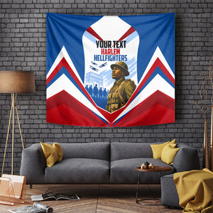 Personalized Harlem Hellfighters Tapestry Vintage WWI Military History Patriotic Art