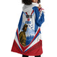 Personalized Harlem Hellfighters Wearable Blanket Hoodie Vintage WWI Military History Patriotic Art