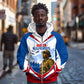 Personalized Harlem Hellfighters Zip Hoodie Vintage WWI Military History Patriotic Art